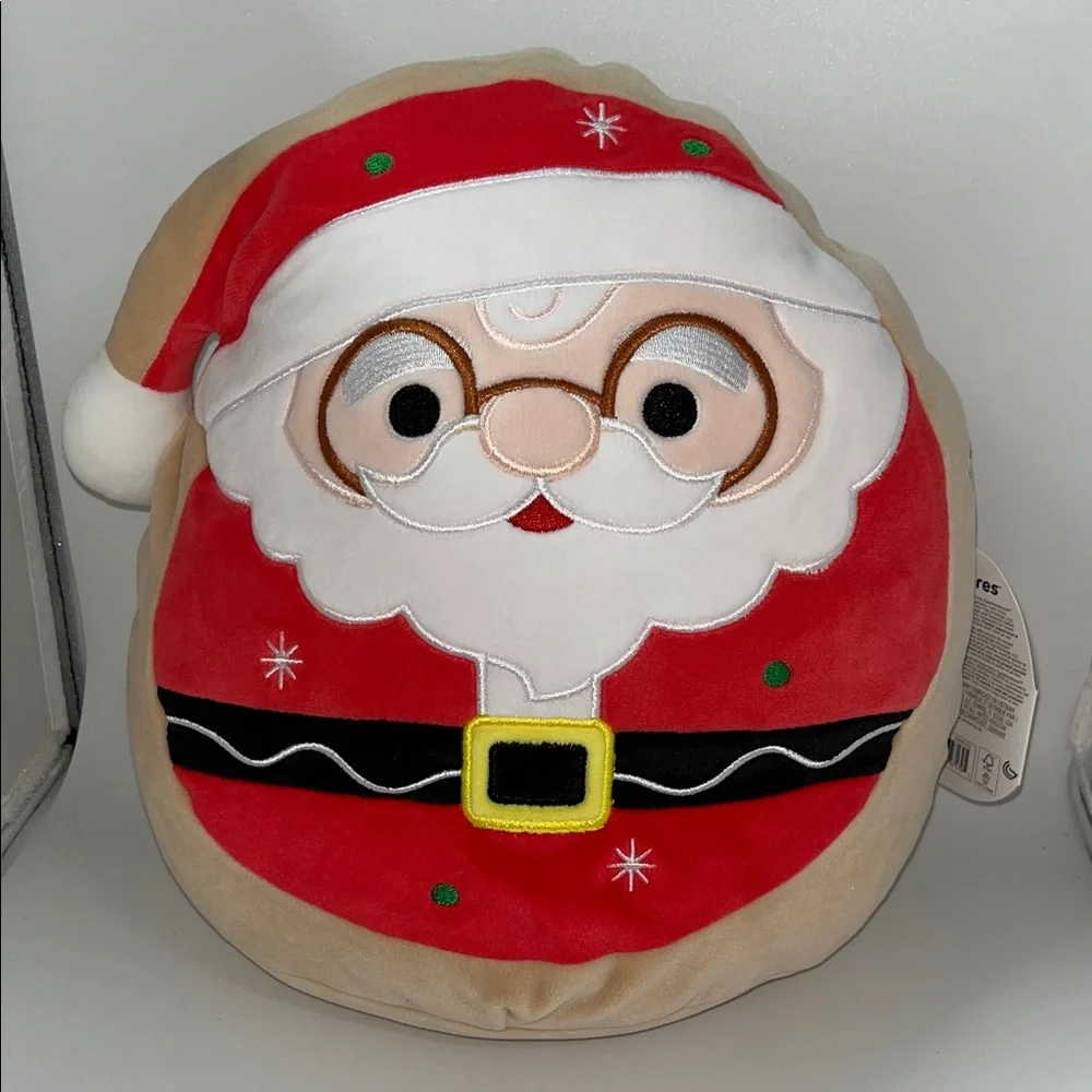 Santa Claus Squishmallow 10” Plush Pillow - NWT